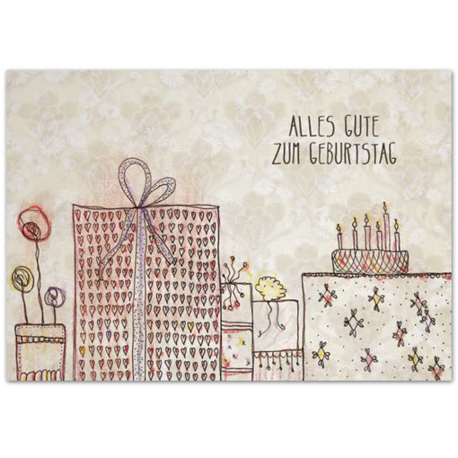 Postkarte „Geburtstag“
