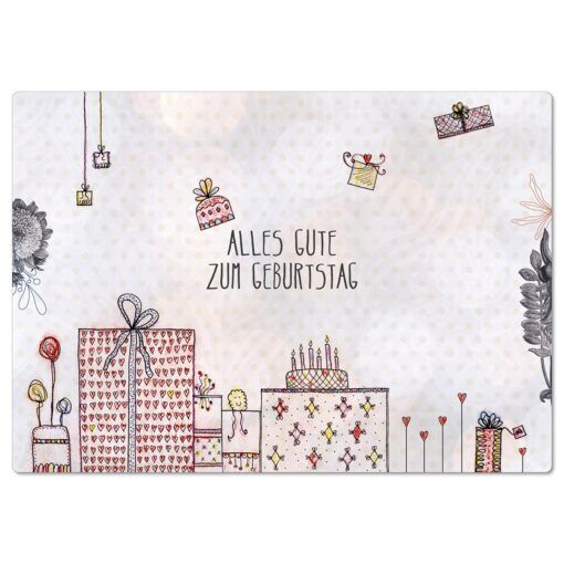 Postkarte „Alles Gute zum Geburtstag“