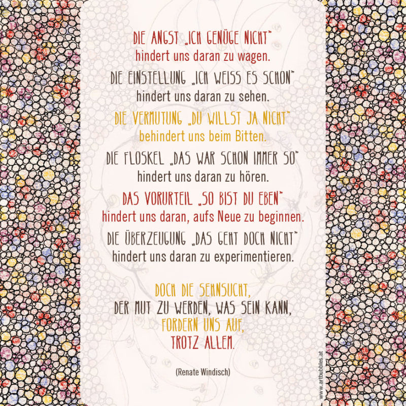 Sprüche hab' ich einfach gern artbubbles.at