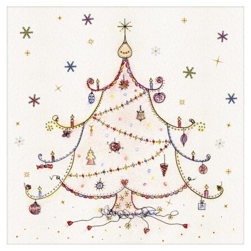Grußkarte „Christbaum"