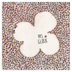 Grußkarte „Viel Glück“