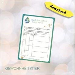 Pick & Grow Erfolgsblatt "Gewohnheitstier"