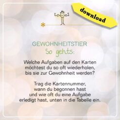 Pick & Grow Erfolgsblatt "Gewohnheitstier" – Bild 2