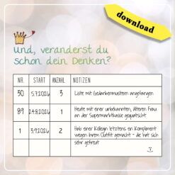 Pick & Grow Erfolgsblatt "Gewohnheitstier" – Bild 3