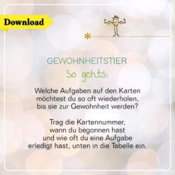 Pick & Grow Erfolgsblatt "Gewohnheitstier" – Bild 2