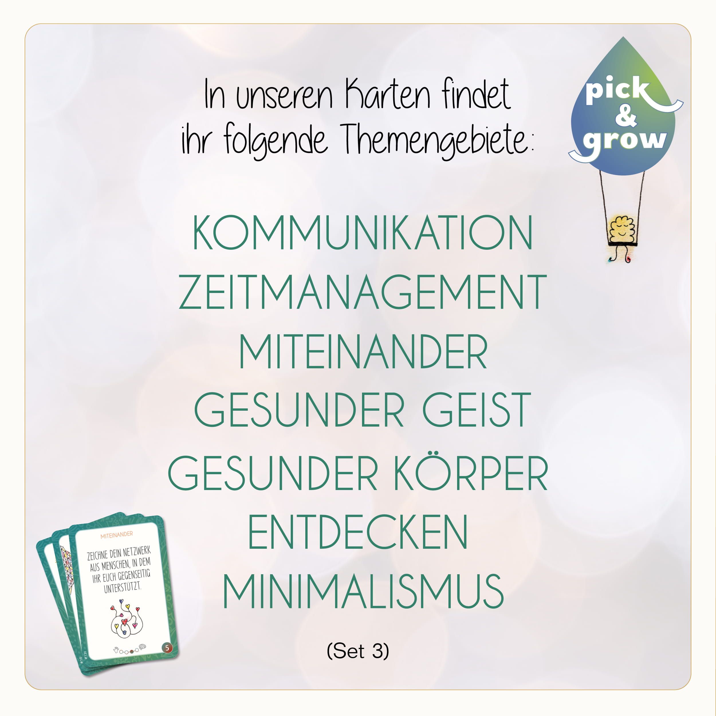 Kartenset Pick & Grow / Set 1+3 – Bild 6
